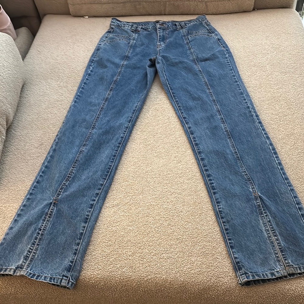 Fashion Nova Blue Vintage Style Jeans with Classic Denim Retro Style